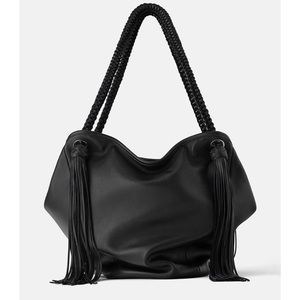 Zara Fringe Leather Tote